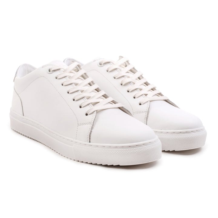 ALFA STAR White/Argento Leather