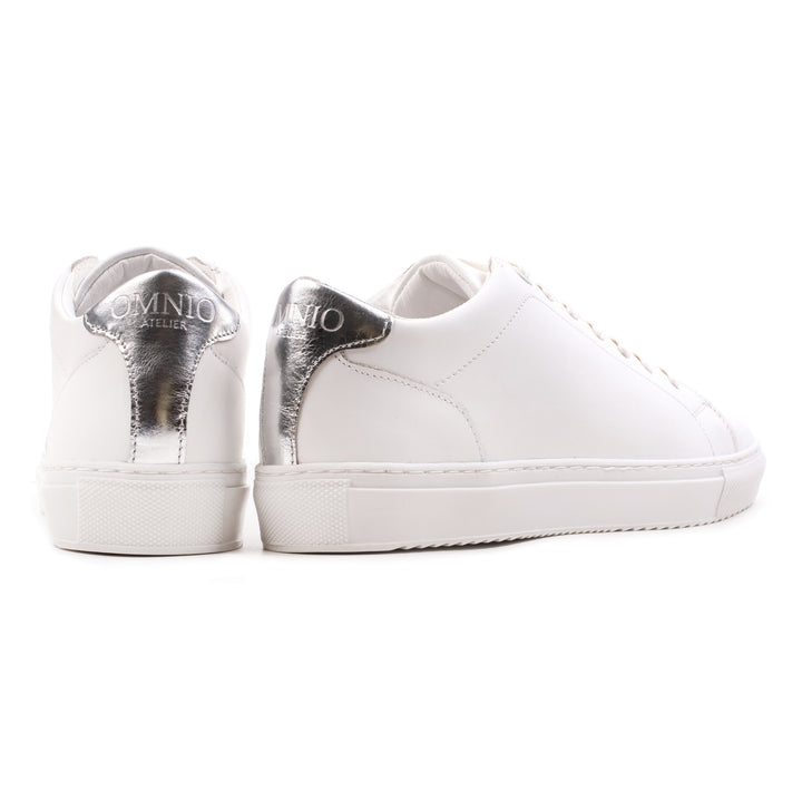 ALFA STAR White/Argento Leather