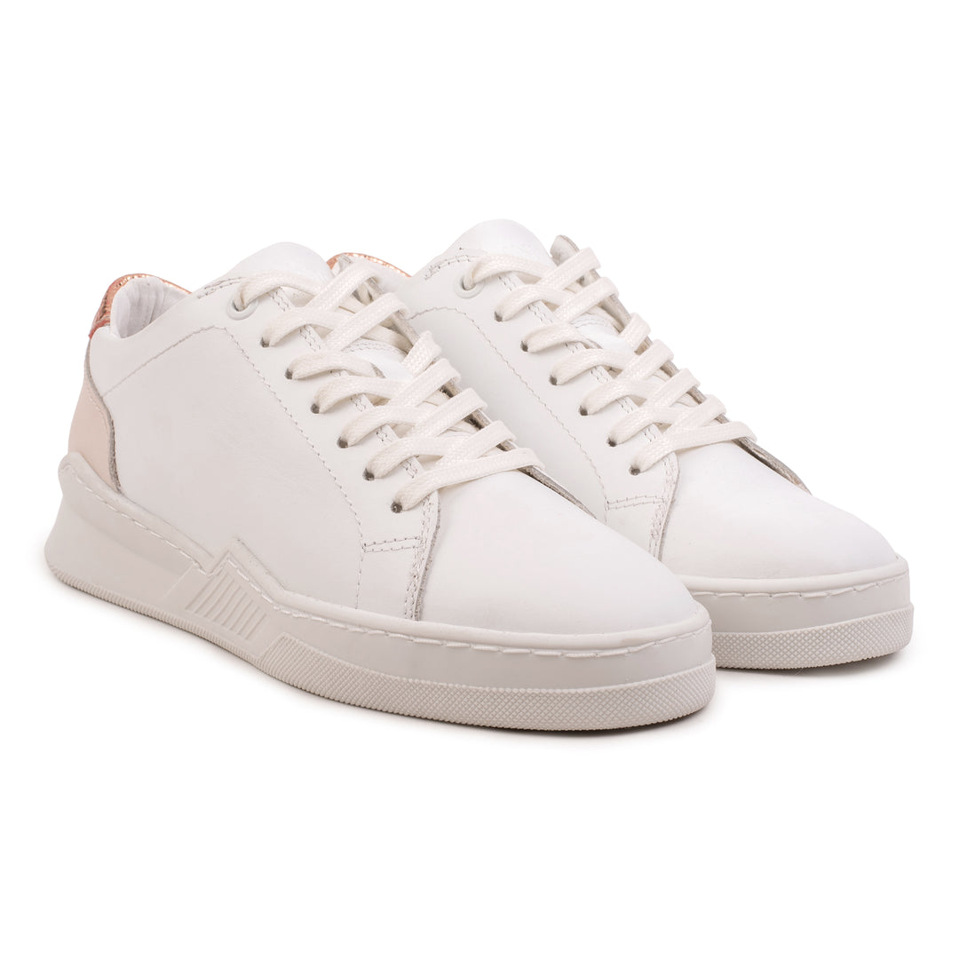 SPENCER CITY White/Pink Leather