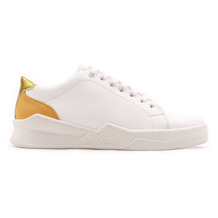 SPENCER CITY White/Yellow Leather