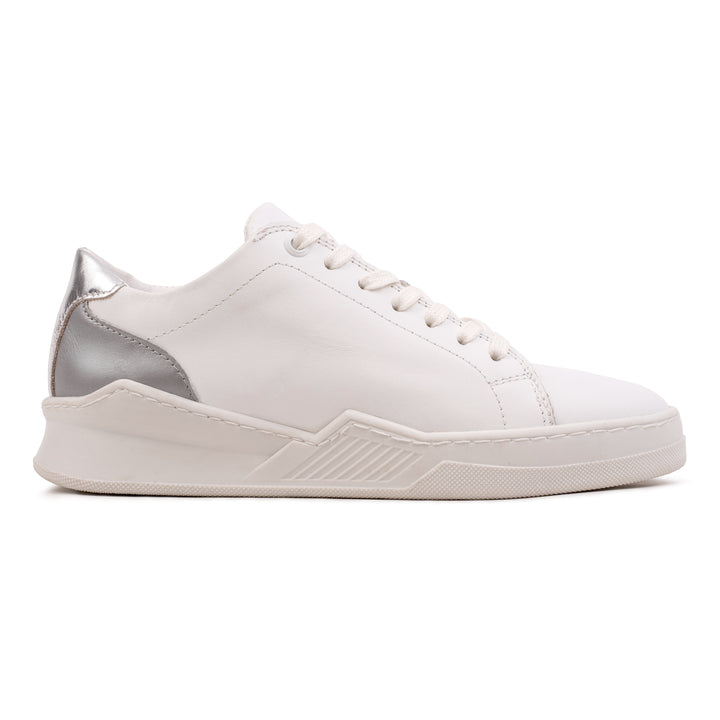 SPENCER CITY White/Argento Leather