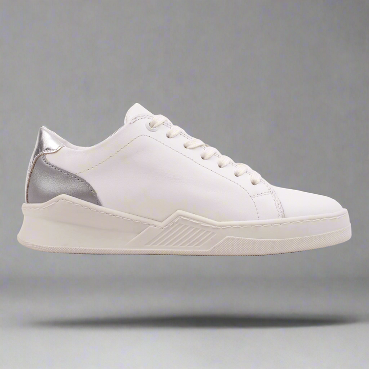 SPENCER CITY White/Argento Leather