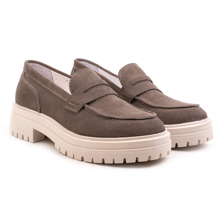 LEYTON LOAFER SADDLE Talpa Suede