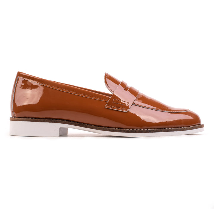 CODE LOAFER Cognac Patent