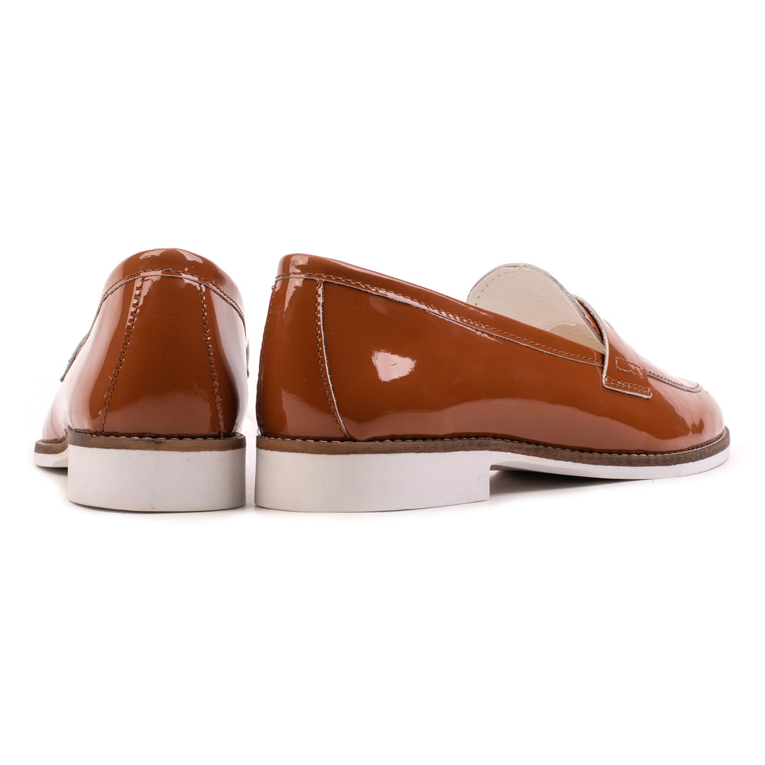 CODE LOAFER Cognac Patent