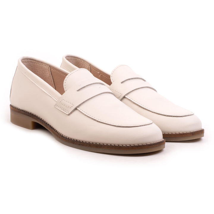 CODE LOAFER Off White Leather