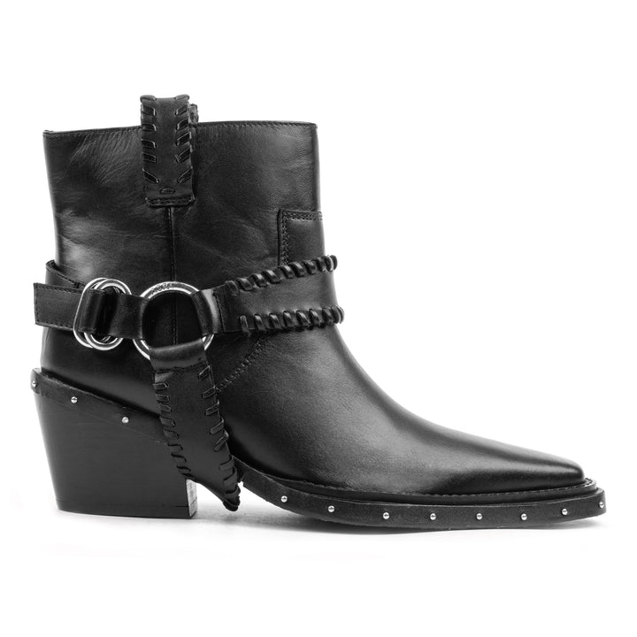 MINT BOOT Black Leather