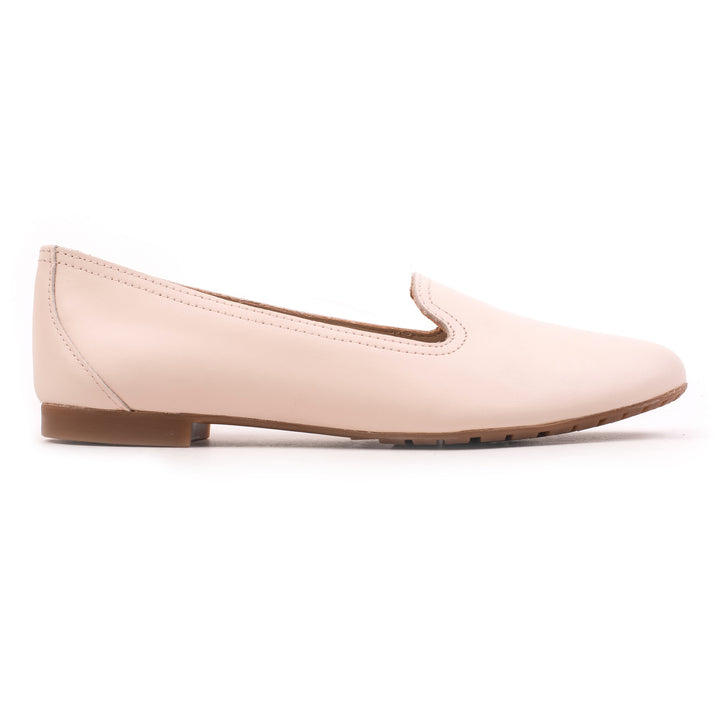 FERNIE PLAIN LOAFER Pink Leather