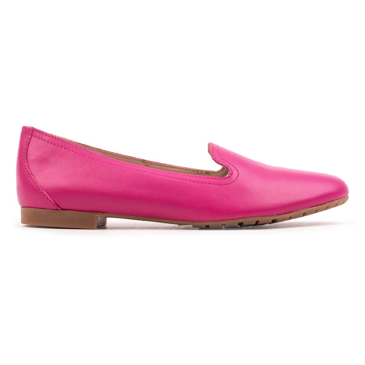 FERNIE PLAIN LOAFER Fucsia Leather