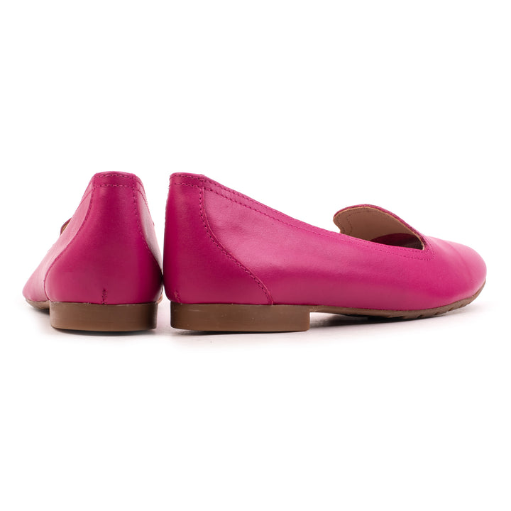 FERNIE PLAIN LOAFER Fucsia Leather