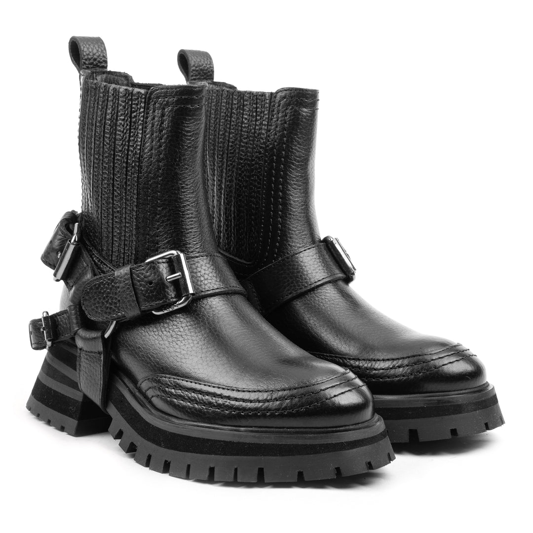 BRUCE CHELSEA BOOT Black Leather