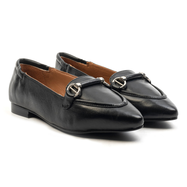 PILAR LOAFER Black Leather