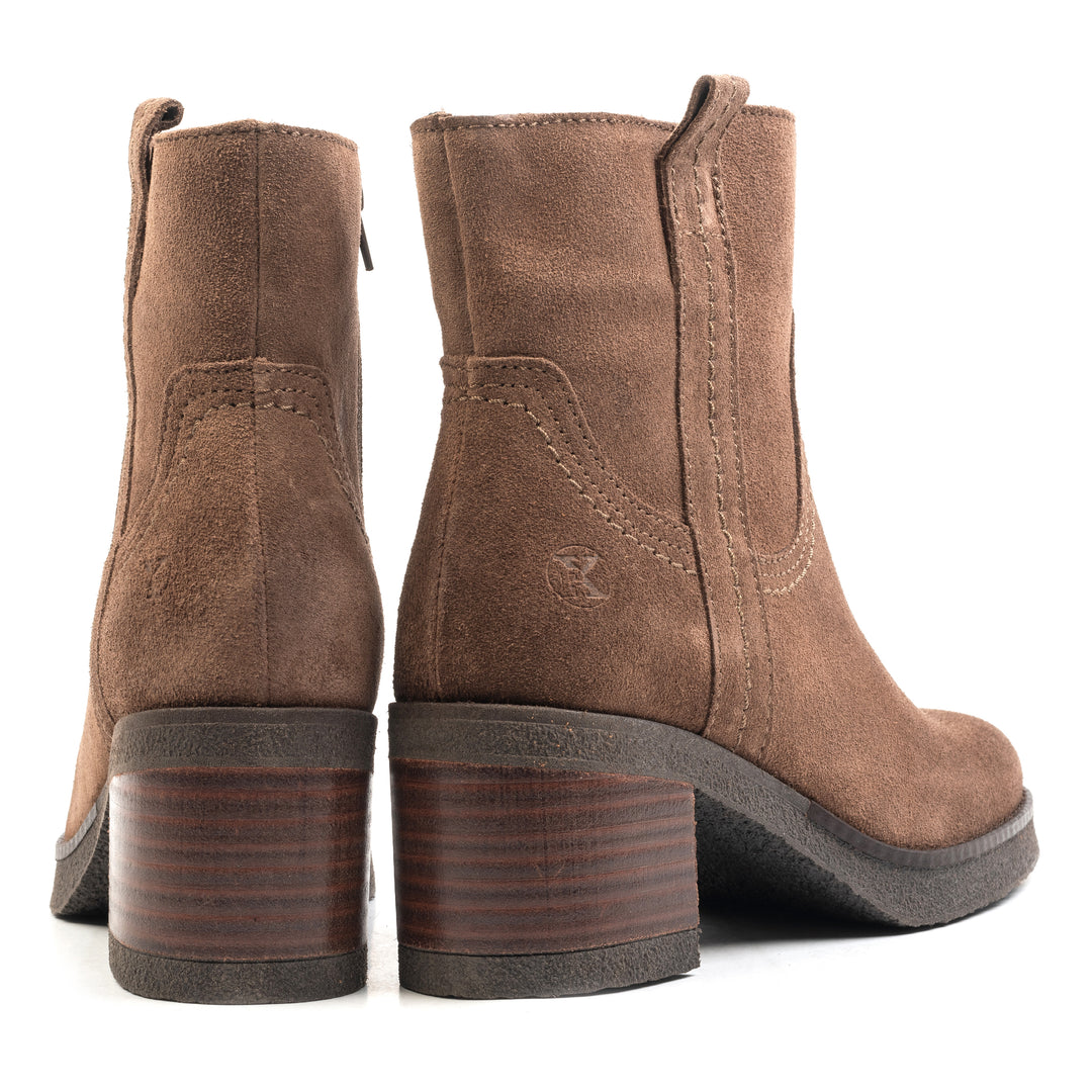 JAMILA ANKLE BOOT Brown Suede