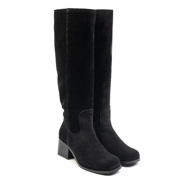 FREY HIGH BOOT Black Suede