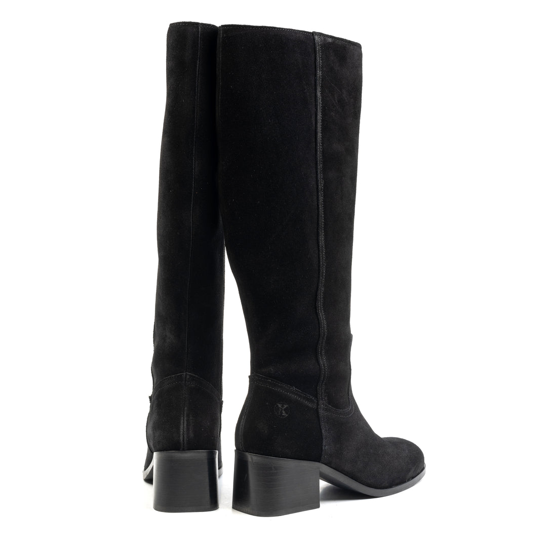 FREY HIGH BOOT Black Suede