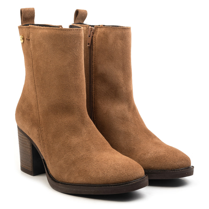 SIENNA ANKLE BOOT Taupe Suede