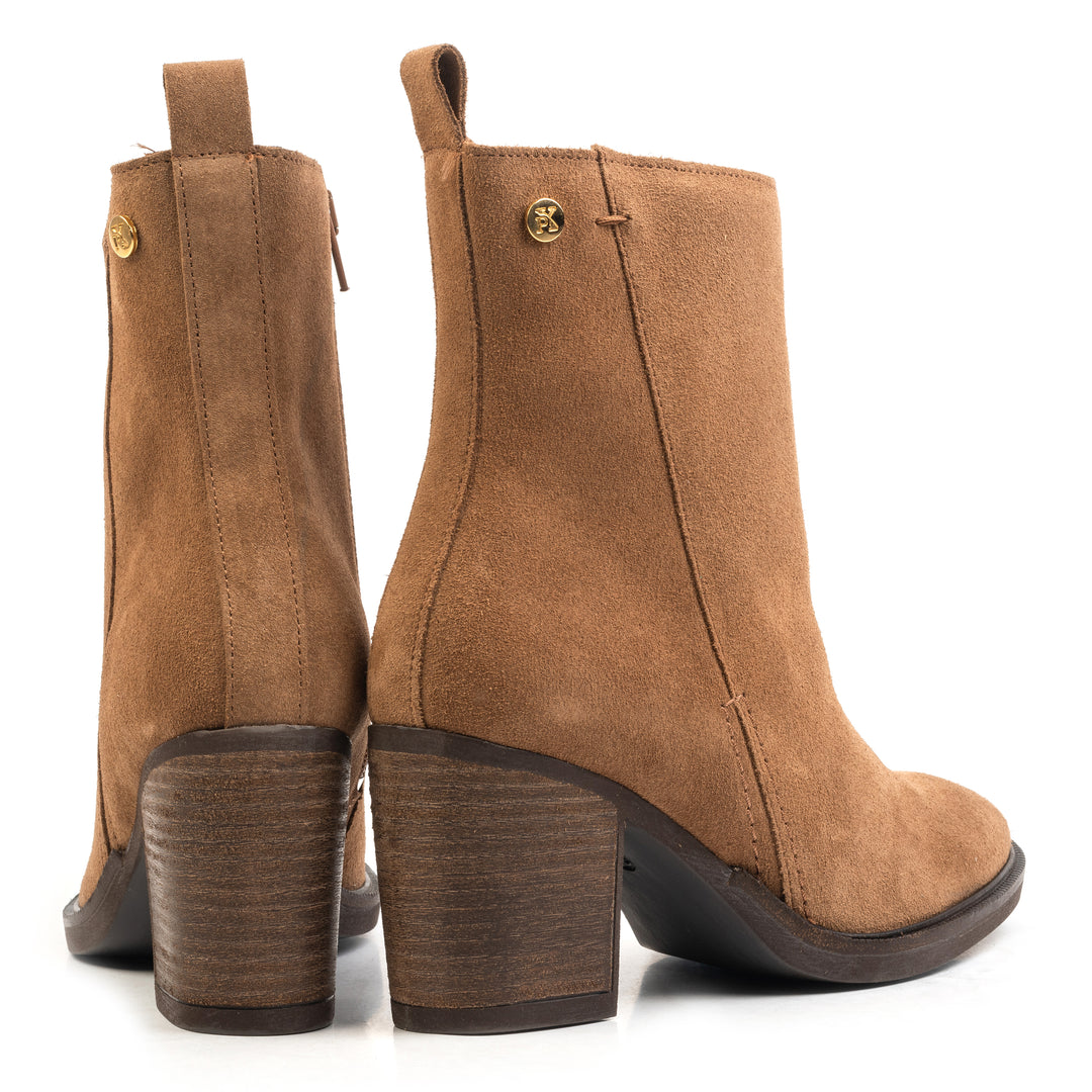 SIENNA ANKLE BOOT Taupe Suede