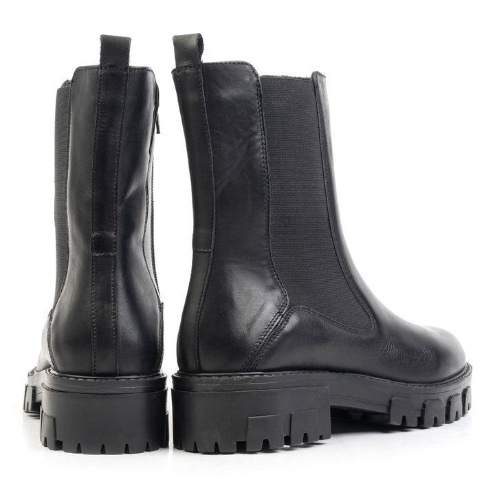 ARIA CHELSEA BOOT Black Leather