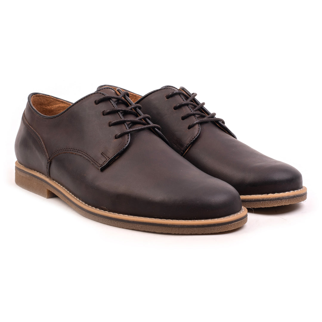 SPAZIO LACE UP Brown Leather