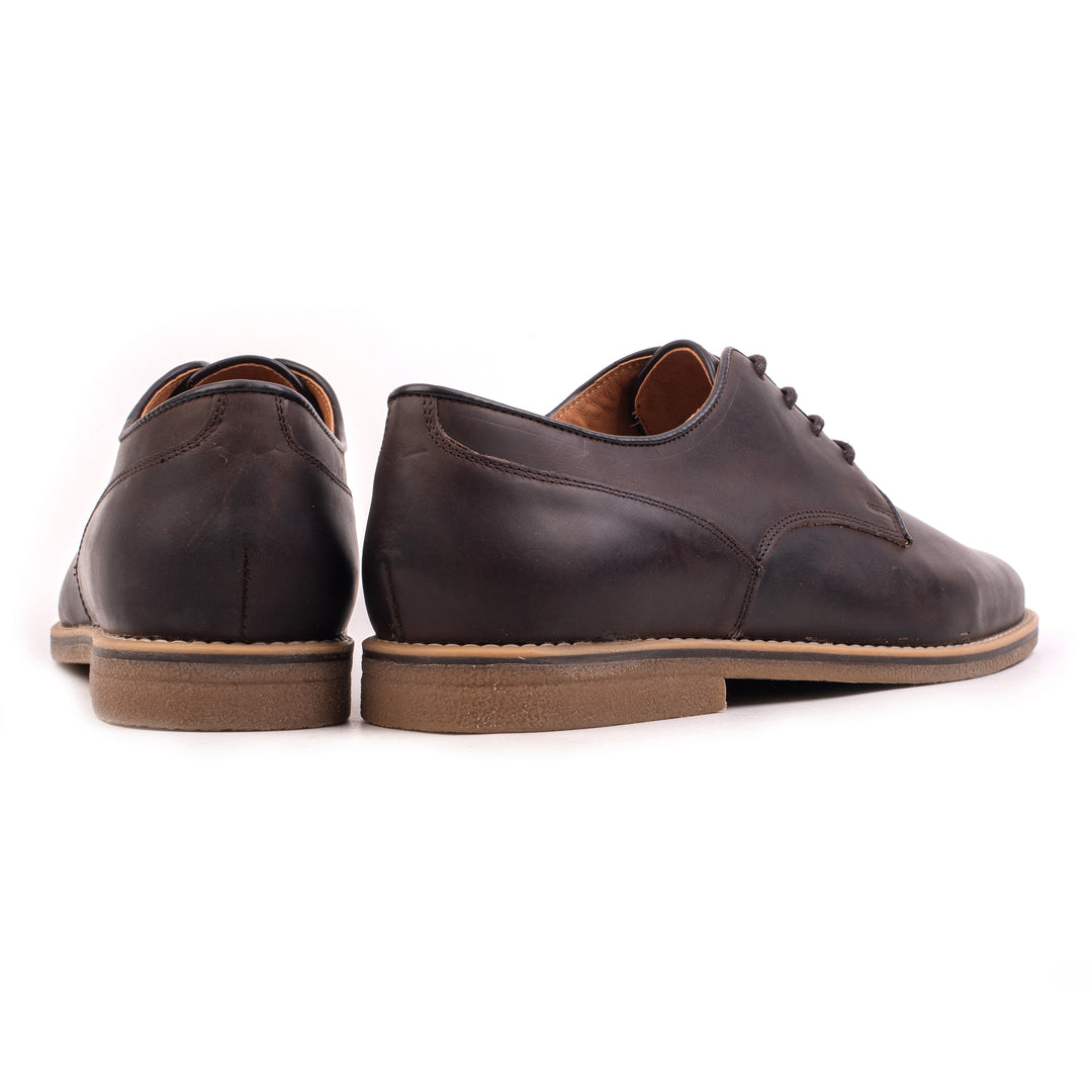 SPAZIO LACE UP Brown Leather