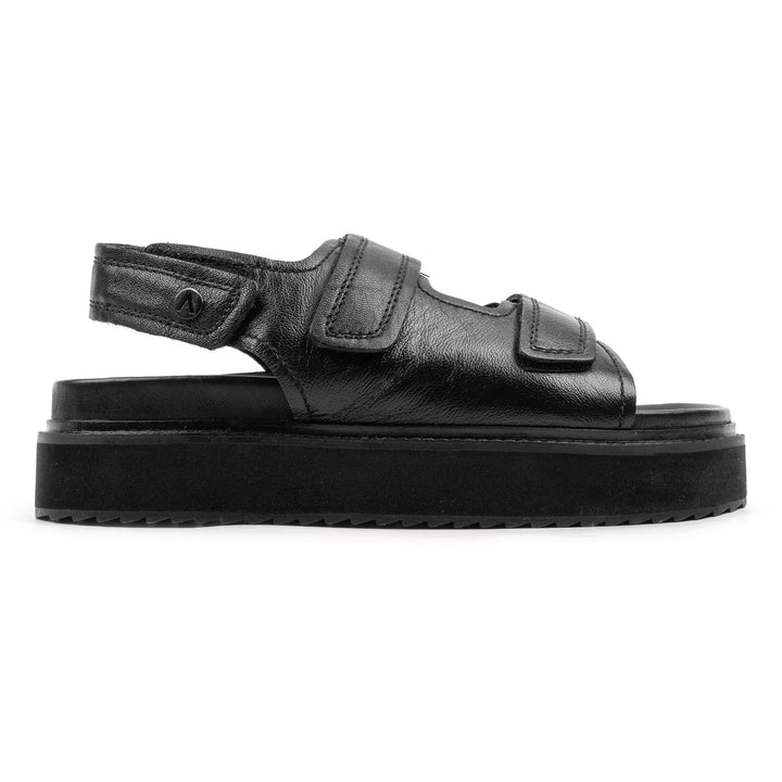 SOBA SANDAL Black Leather