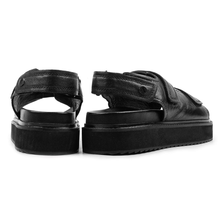 SOBA SANDAL Black Leather