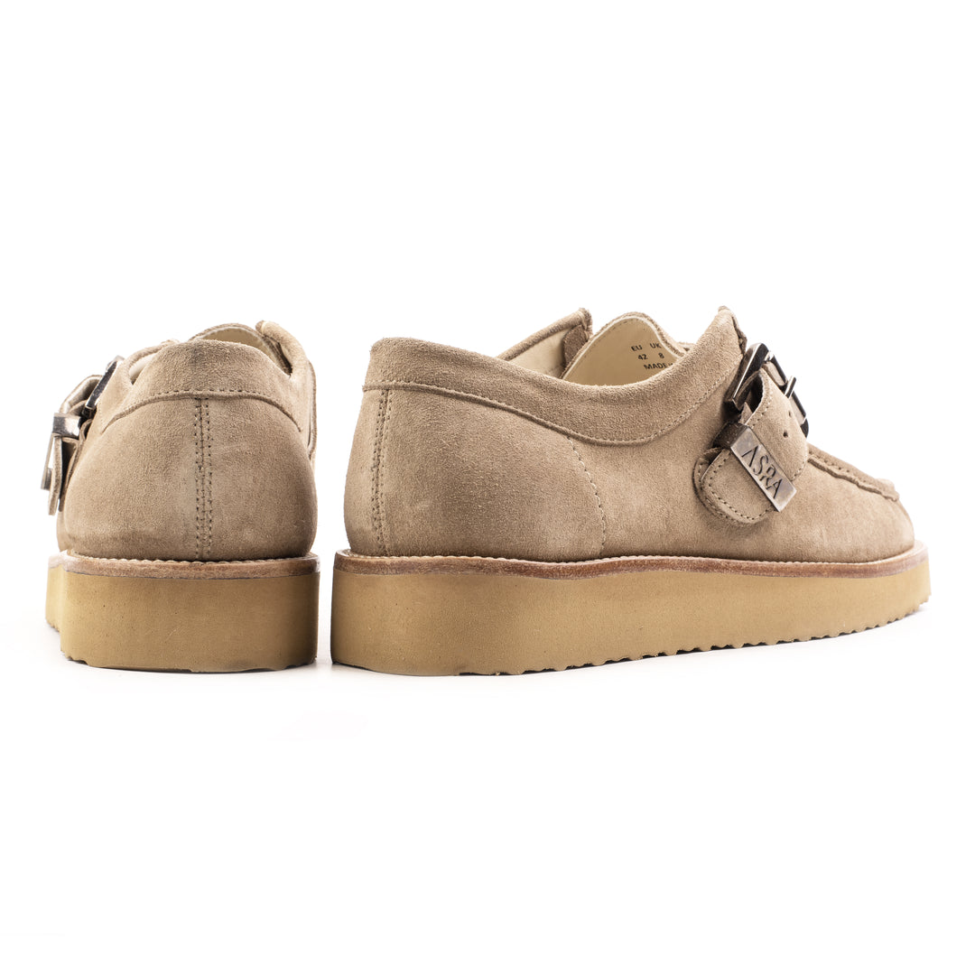 TOMMY SHOES Oatmeal Velour Leather