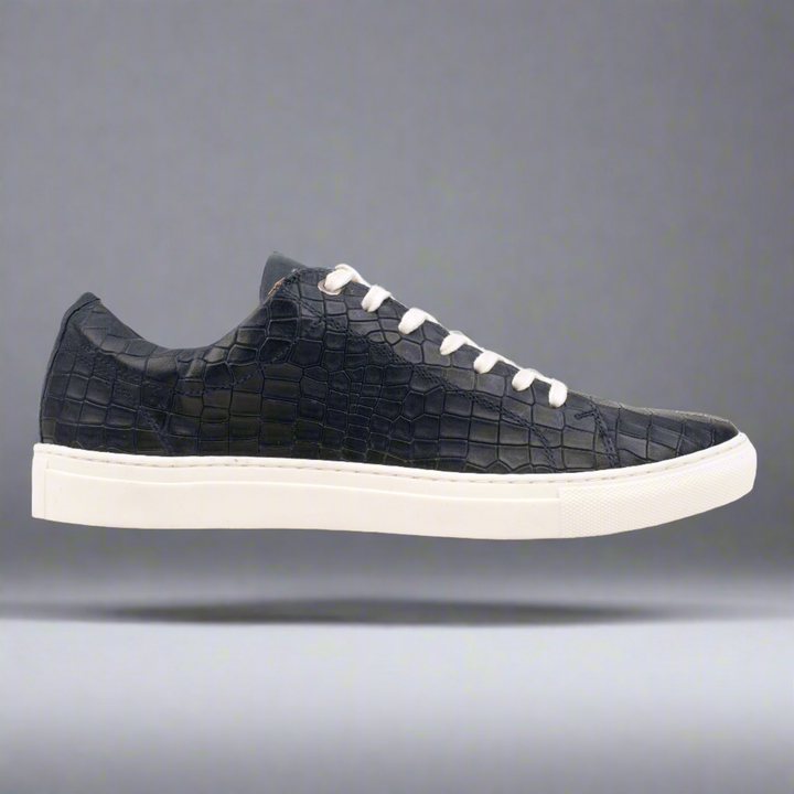 VELO SNEAKER ECO Navy Embossed Leather