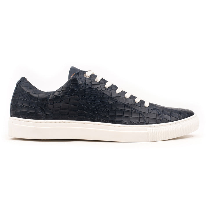 VELO SNEAKER ECO Navy Embossed Leather