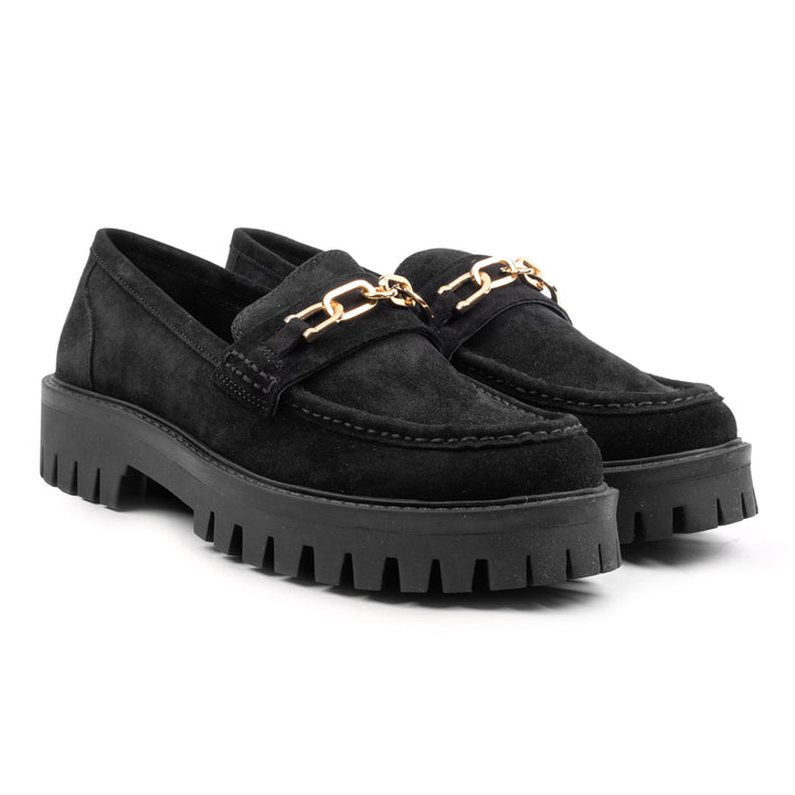 FOZA MEN LOAFER Black Velour