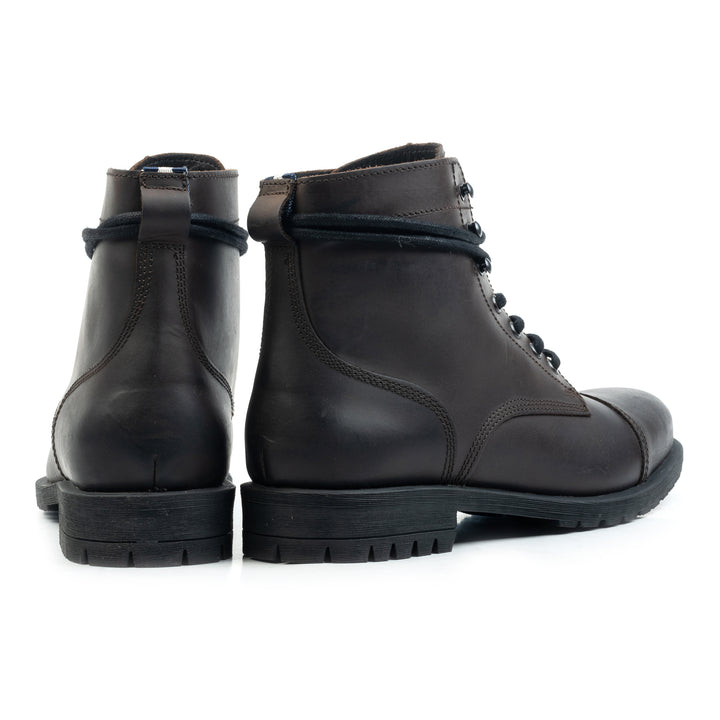 GORDON TOE CAP BOOT Dk Brown Leather