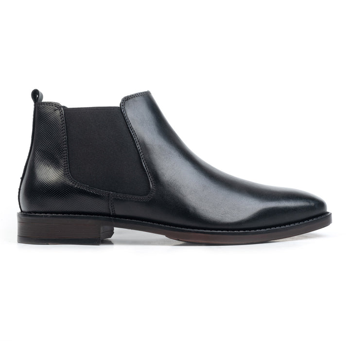 CHARLIE CHELSEA BOOT Black Leather