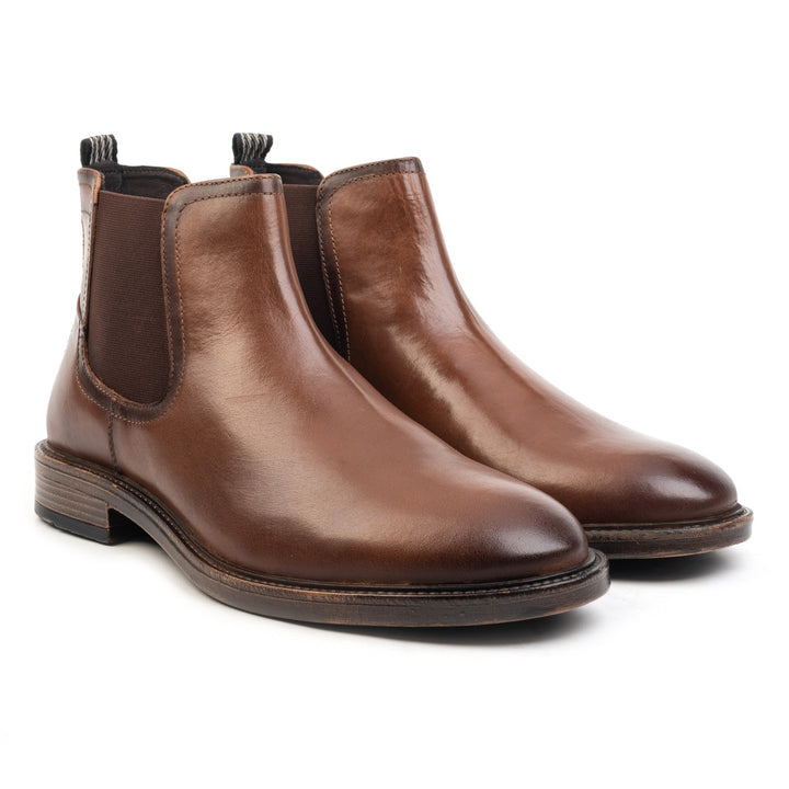 HUDSON CHELSEA BOOT Cognac Leather