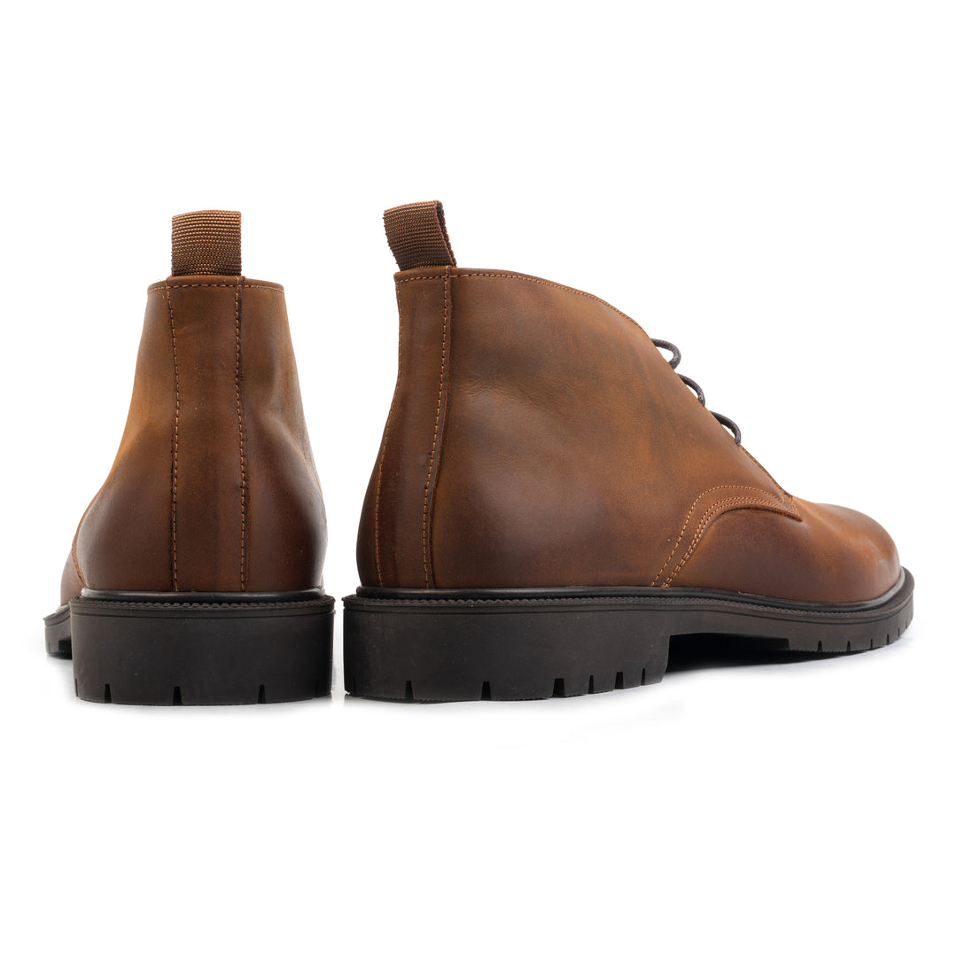 ADAM CHUKKA Tan Wax Leather