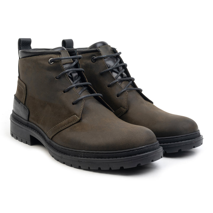 ARCHER ANKLE BOOT Fumo Wax Leather