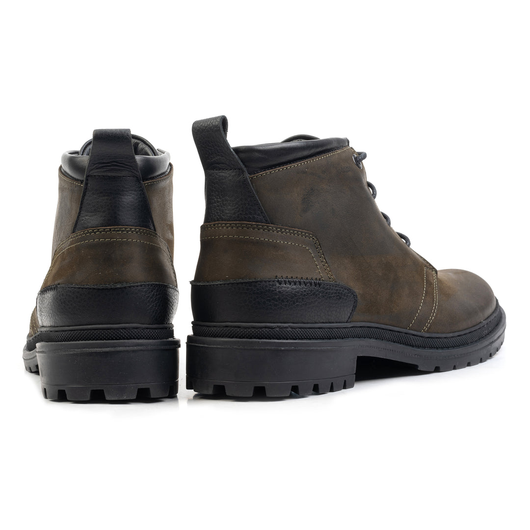 ARCHER ANKLE BOOT Fumo Wax Leather