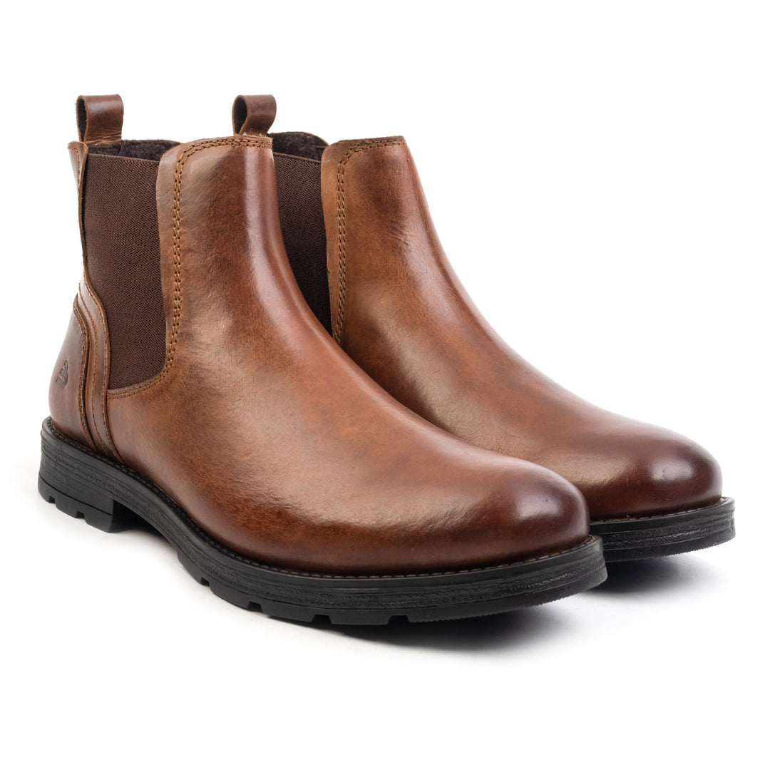 OLTEN CHELSEA BOOT Cognac Leather