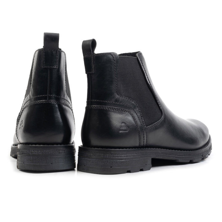 OLTEN CHELSEA BOOT Black Leather