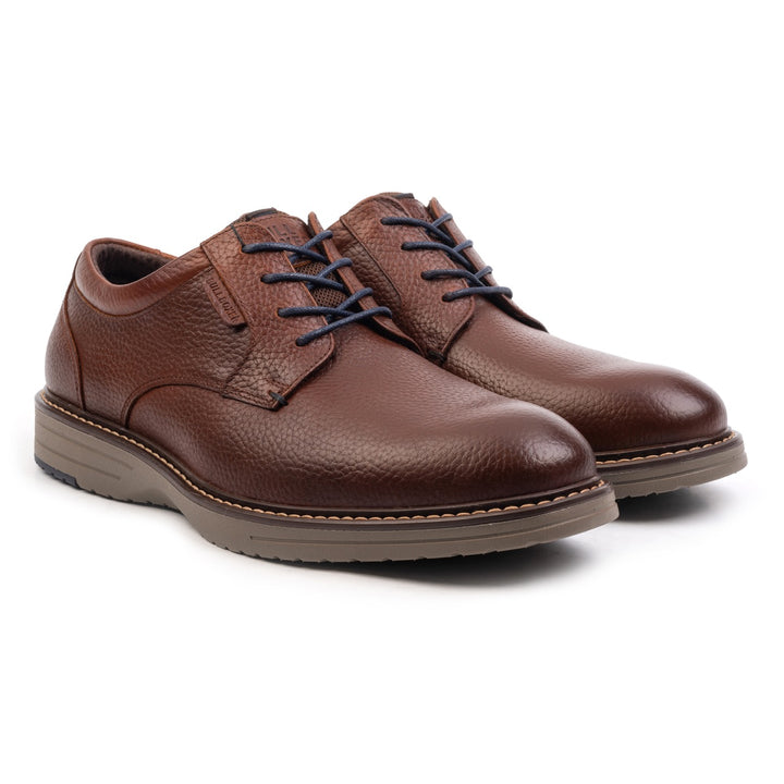 MEYRIN LACE SHOE Cognac Leather