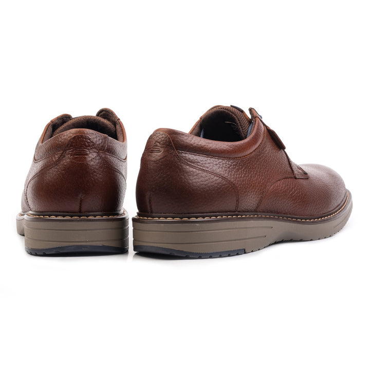 MEYRIN LACE SHOE Cognac Leather