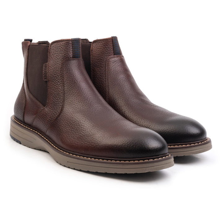 MEYRIN CHELSEA Dark Brown Leather