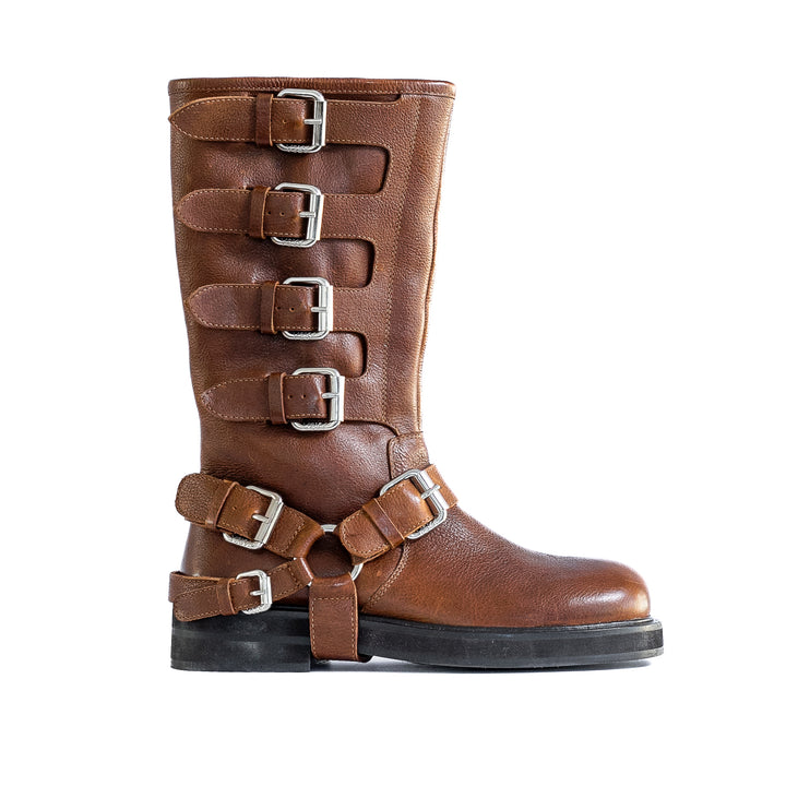 CANTALOUPE HIGH BOOT Rich Tan Leather