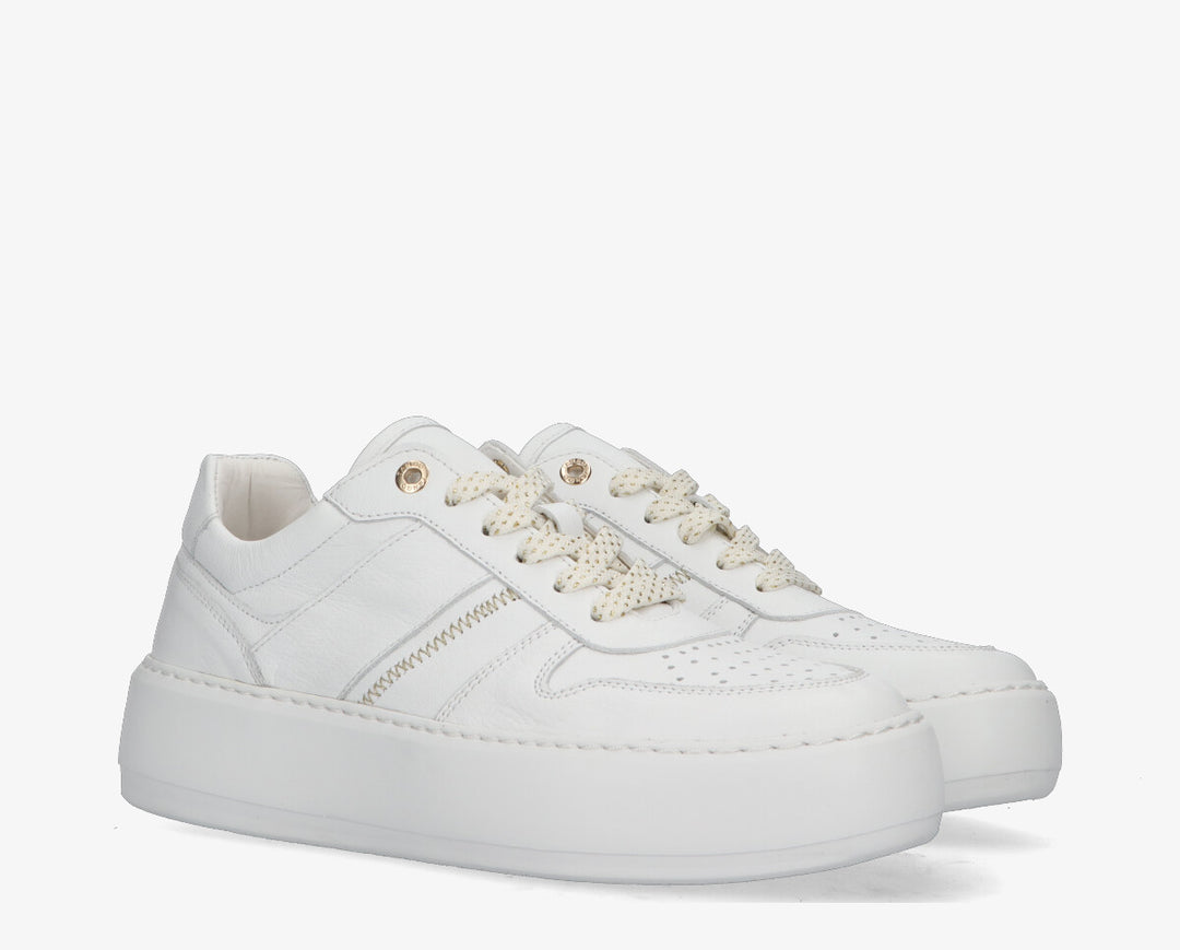 AUBREE SNEAKER White Leather