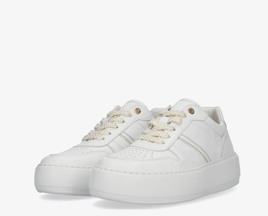 AUBREE SNEAKER White Leather