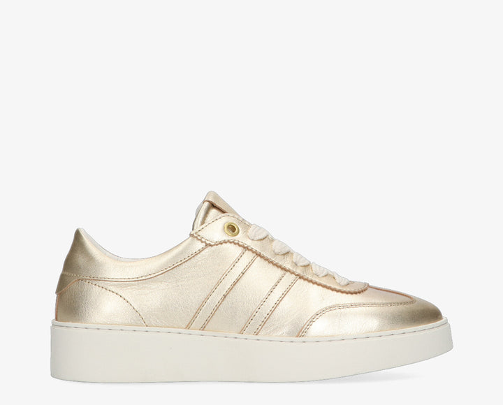 NYNKE SNEAKER Gold Leather