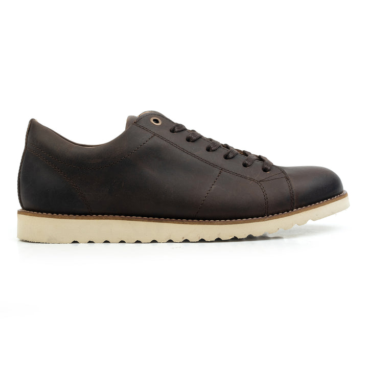 RAVAL SNEAKER ECO Brown Waxed Leather