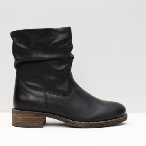 GIA BOOT Black Leather