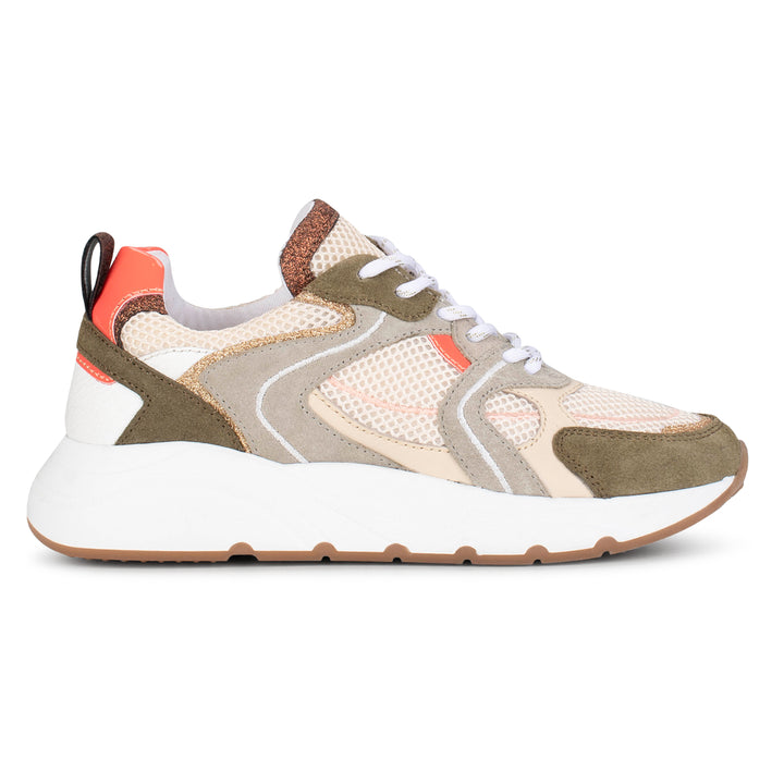 CIBEL SNEAKER Truffle/Off White