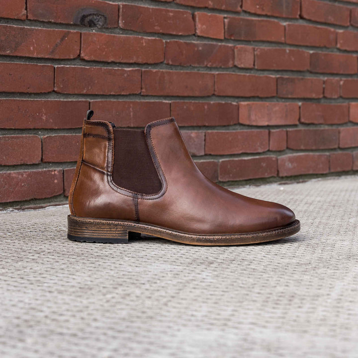 HUDSON CHELSEA BOOT Cognac Leather