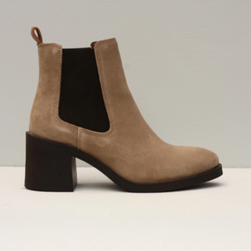 MILLEY CHELSEA BOOT Taupe Velours